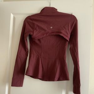 Maroon Lululemon zip up jacket